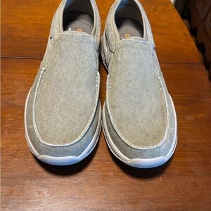 Skechers Relaxed Fit Creston Moseco Slip-On Shoes Men 12 M 65355 Denim Grey CHAR